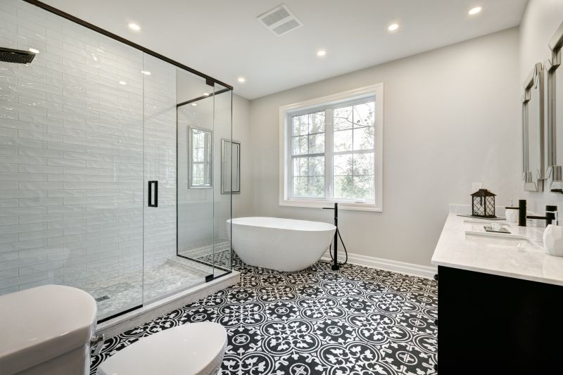 Wide View of Bathroom Renovation